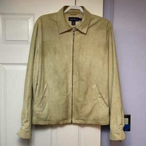 Ralph Lauren Purple Label Suede Leather Jacket